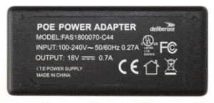 Power adaptor - The CE mark shows that the device has good EMC design